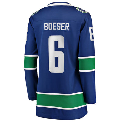 Fanatics Breakaway Womens Home Jersey - Vancouver Canucks Royal Orca - Brock Boeser - TheHockeyShop.com