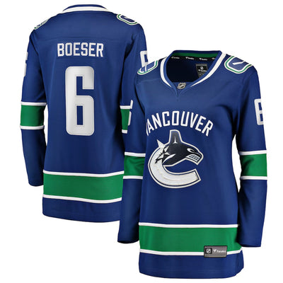 Fanatics Breakaway Womens Home Jersey - Vancouver Canucks Royal Orca - Brock Boeser - TheHockeyShop.com