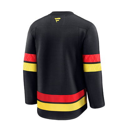 Fanatics Premium Senior Alternate Jersey - Vancouver Canucks Black Third Skate - TheHockeyShop.com