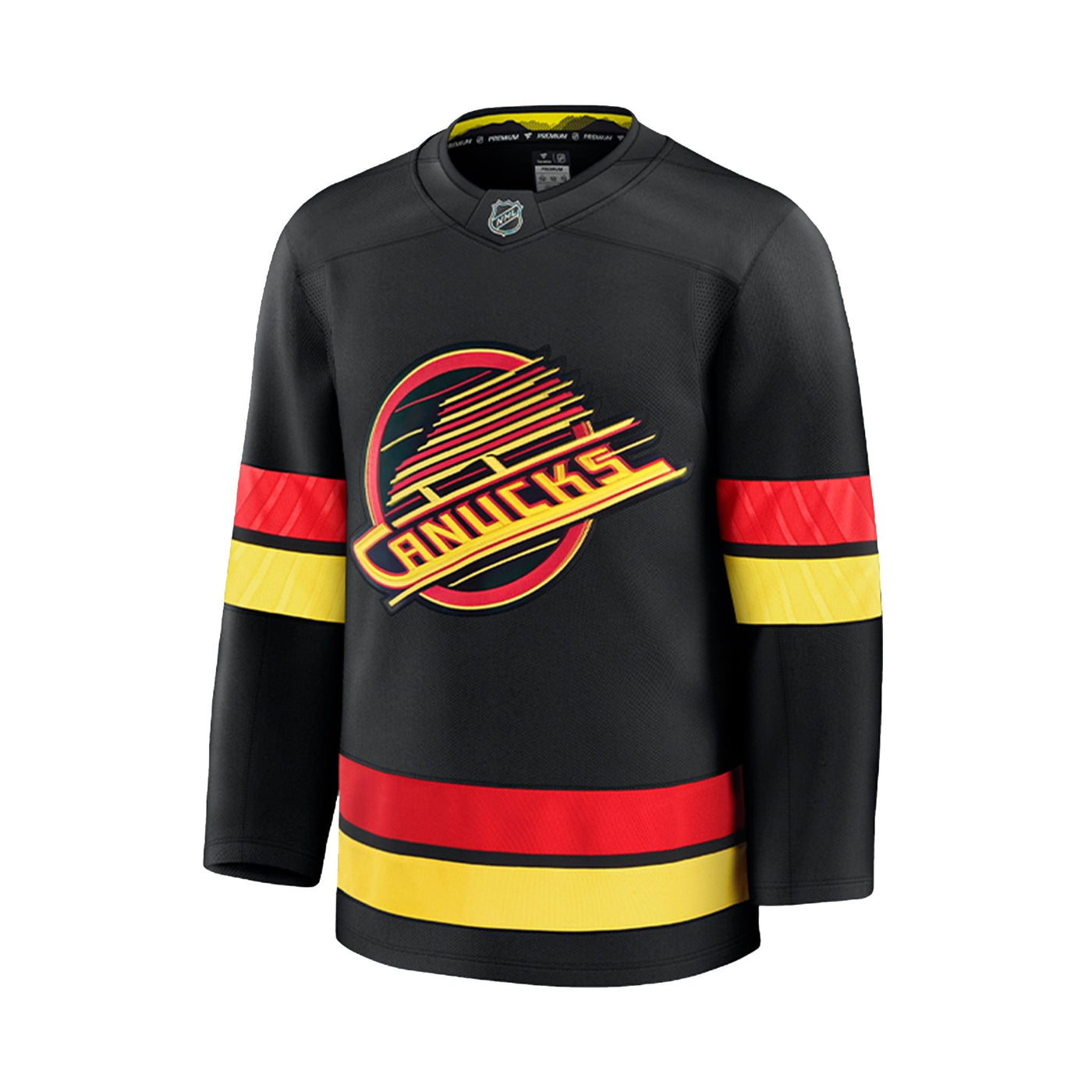 Fanatics Premium Senior Alternate Jersey - Vancouver Canucks Black Third Skate - TheHockeyShop.com