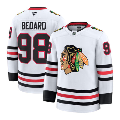 Fanatics Premium Senior Away Jersey - Chicago Blackhawks Connor Bedard - TheHockeyShop.com