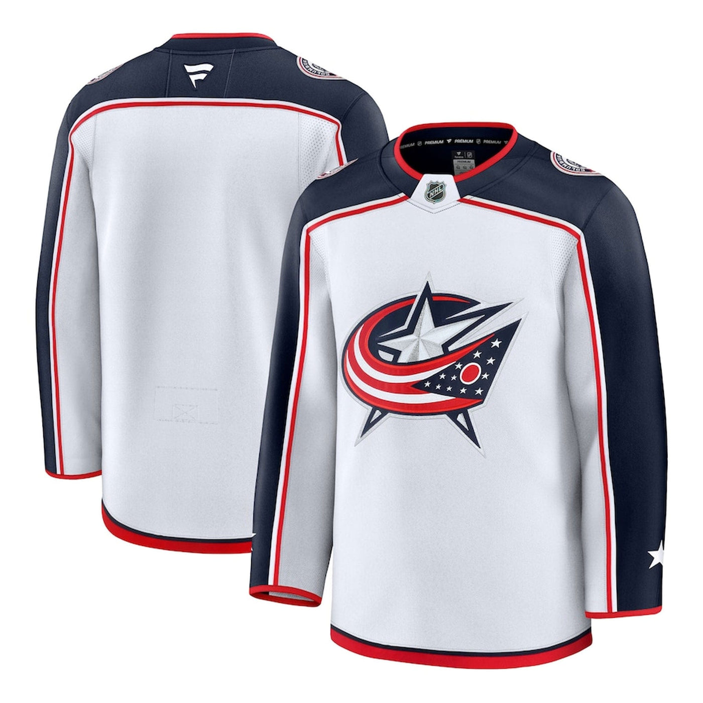 Fanatics Premium Senior Away Jersey - Columbus Blue Jackets - TheHockeyShop.com