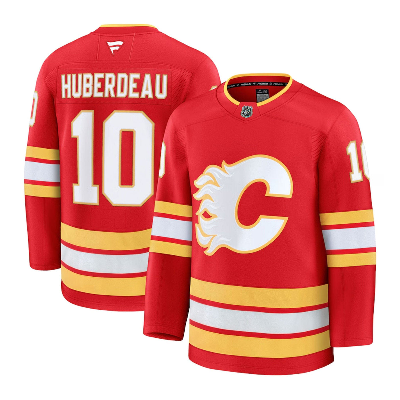 Fanatics Premium Senior Home Jersey - Calgary Flames Jonathan Huberdeau - TheHockeyShop.com