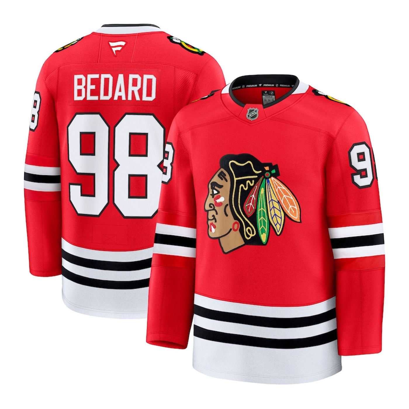 Fanatics Premium Senior Home Jersey - Chicago Blackhawks Connor Bedard - TheHockeyShop.com