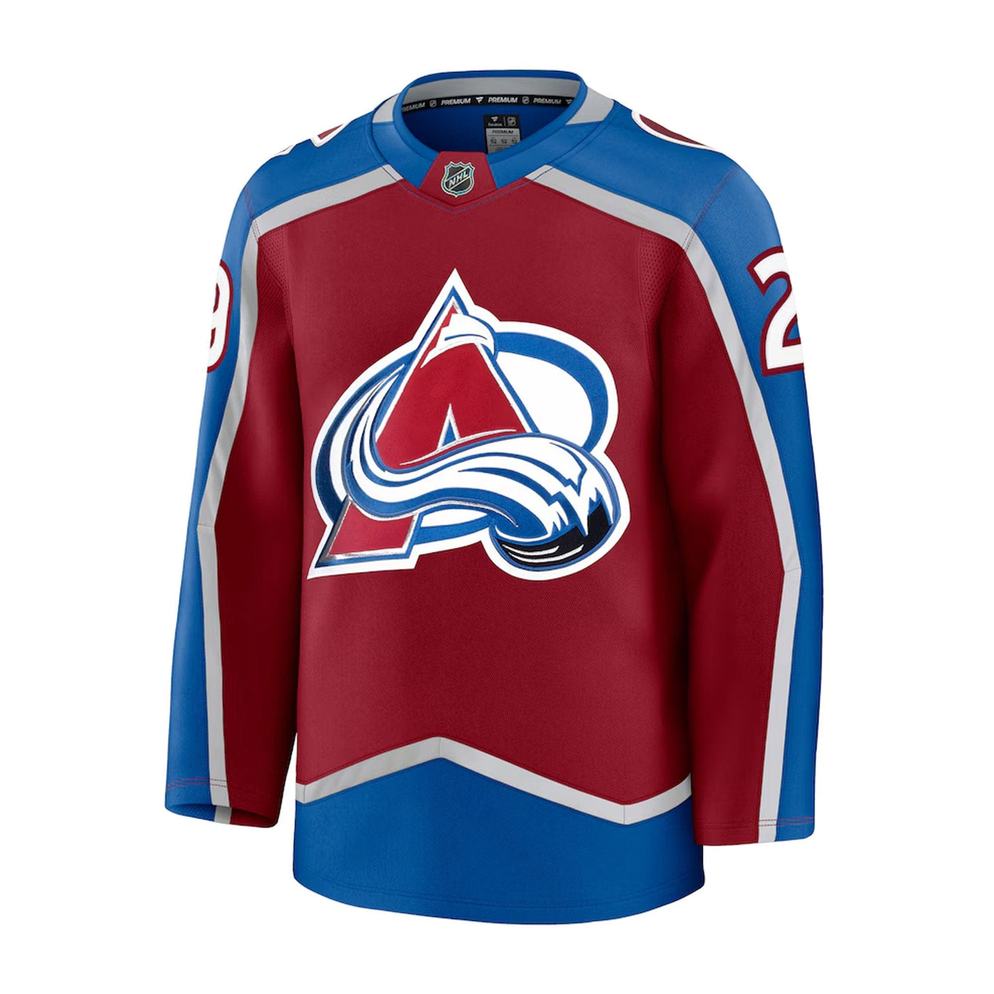 Fanatics Premium Senior Home Jersey - Colorado Avalanche Nathan MacKinnon - TheHockeyShop.com