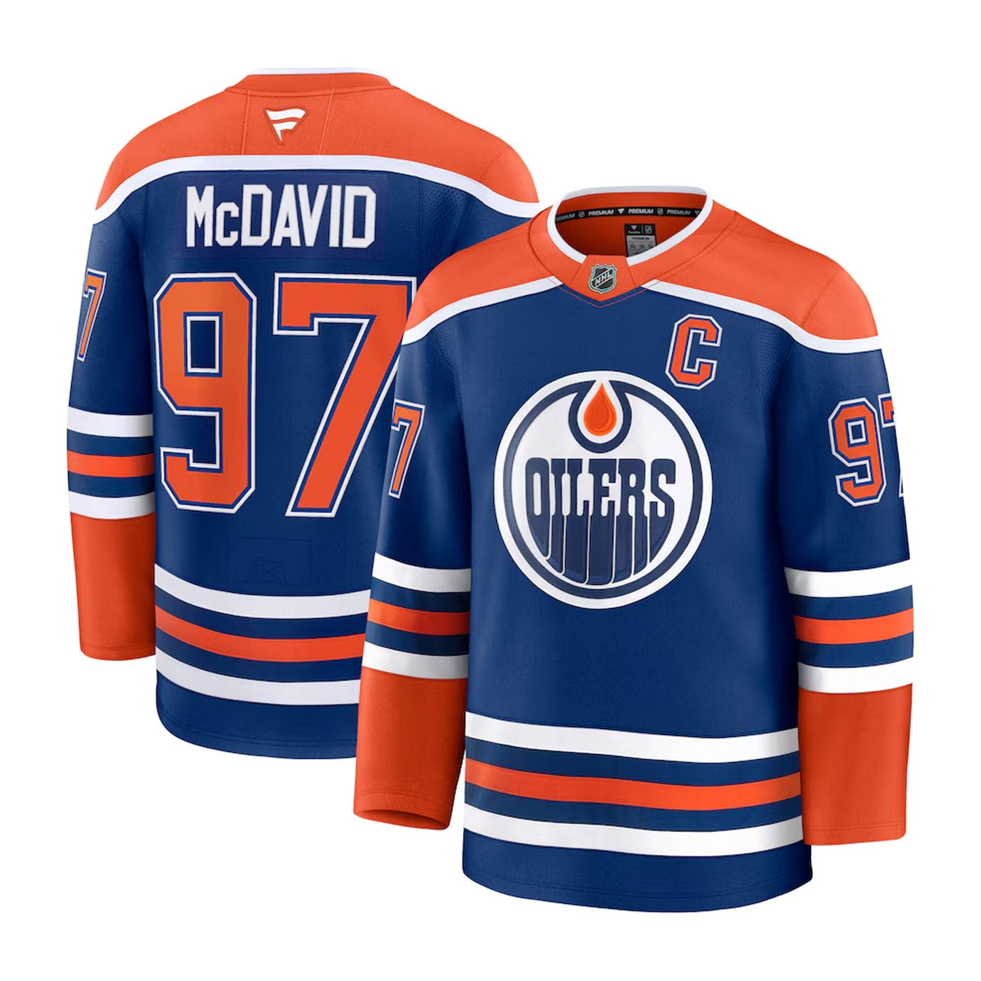 Fanatics Premium Senior Home Jersey - Edmonton Oilers Connor McDavid - TheHockeyShop.com