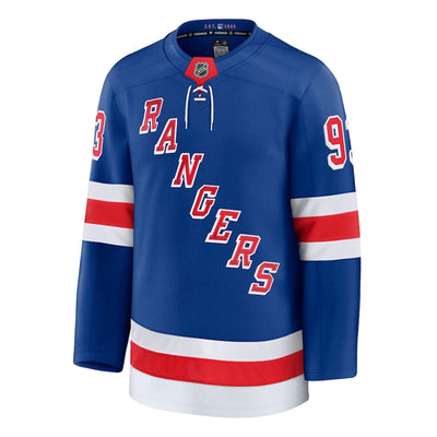 Fanatics Premium Senior Home Jersey - New York Rangers Mika Zibanejad - TheHockeyShop.com