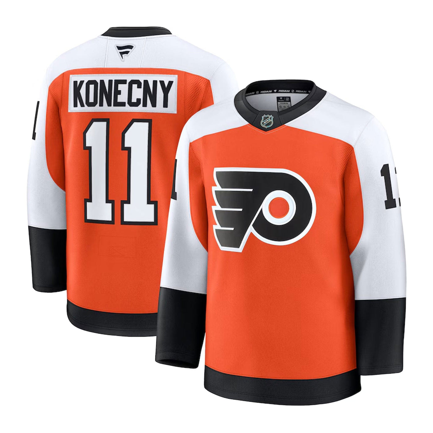 Fanatics Premium Senior Home Jersey - Philadelphia Flyers Travis Konecny - TheHockeyShop.com