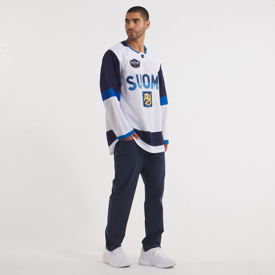 Finland Fanatics 2025 4 Nations Face-Off Premium Jersey - White - TheHockeyShop.com