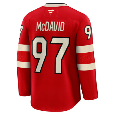 Men's Canada Connor McDavid Fanatics Red 2025 4 Nations Face-Off Premium Player Jersey - TheHockeyShop.com