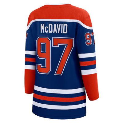 Fanatics Breakaway Womens Home Jersey - Edmonton Oilers - Connor McDavid - TheHockeyShop.com