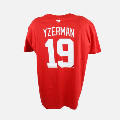 Detroit Red Wings Fanatics Retired N&N Mens Shirt - Steve Yzerman