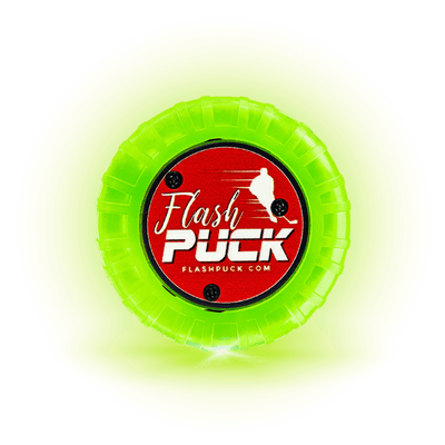 Flash Rubber Puck - TheHockeyShop.com