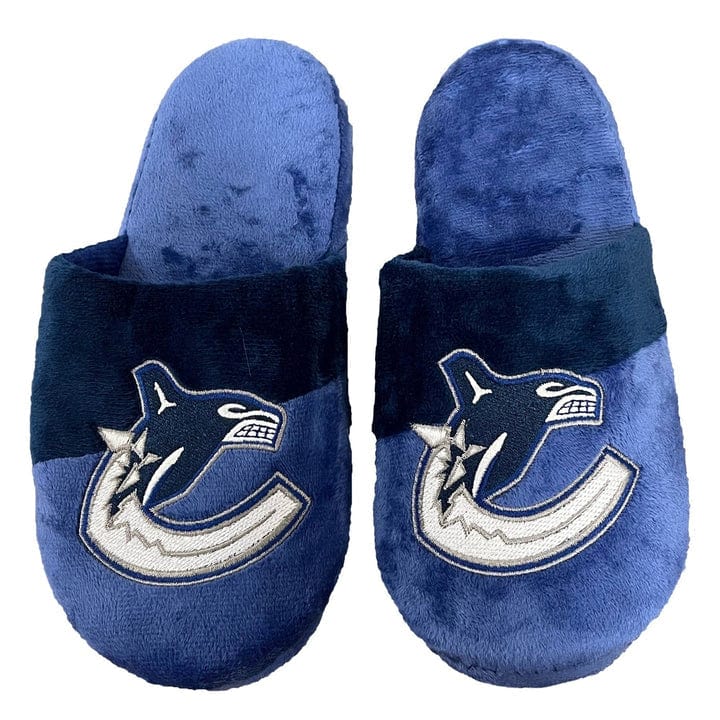 Forever Collectibles NHL Big Logo Adult Slippers - Vancouver Canucks - TheHockeyShop.com