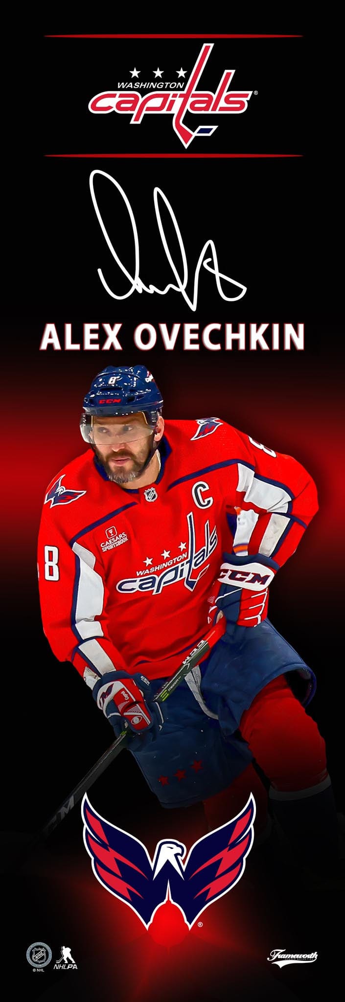 Frameworth Sports NHL Player Plaque - Alex Ovechkin - The Hockey Shop Source For Sports