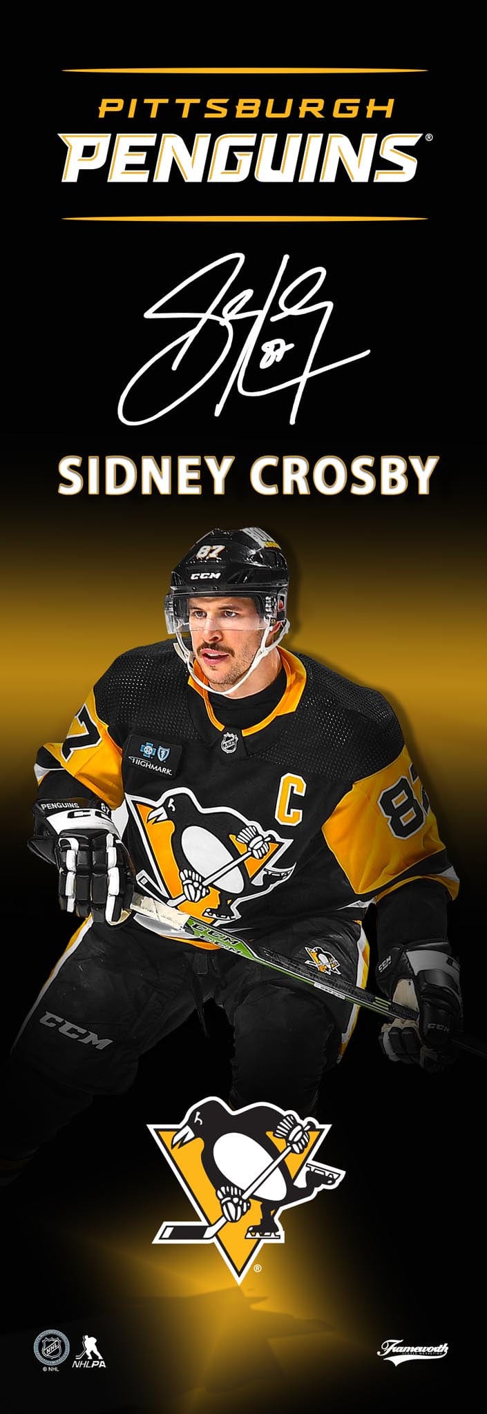 Frameworth Sports NHL Player Plaque - Sidney Crosby - The Hockey Shop Source For Sports