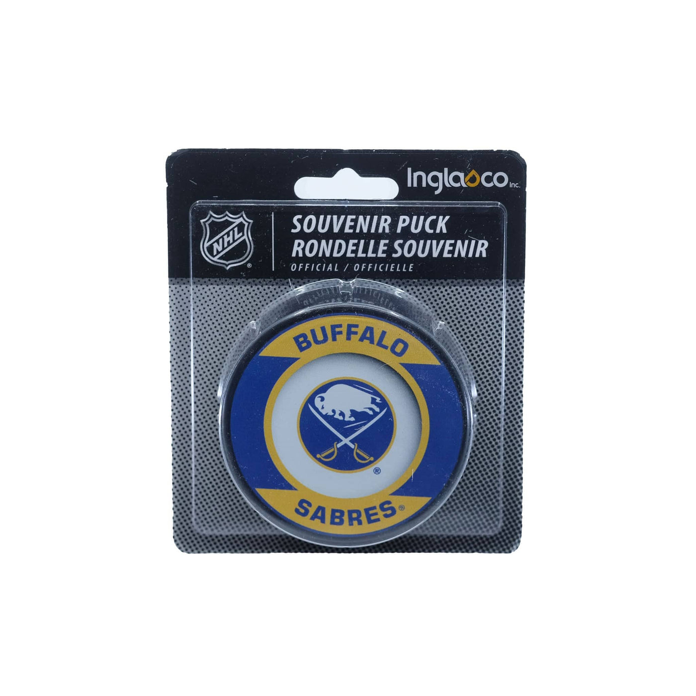 Buffalo Sabres Inglasco NHL Retro Logo Hockey Puck - The Hockey Shop Source For Sports