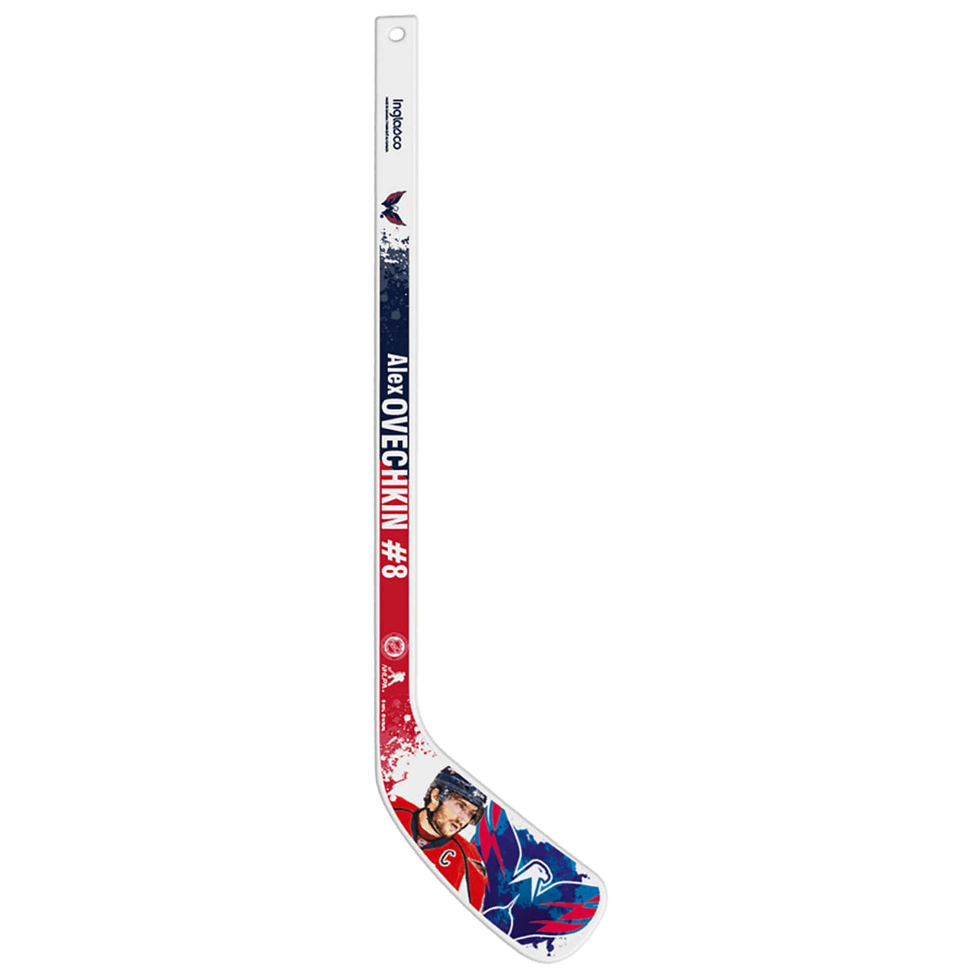 Inglasco NHL Player Mini Hockey Stick - White - TheHockeyShop.com