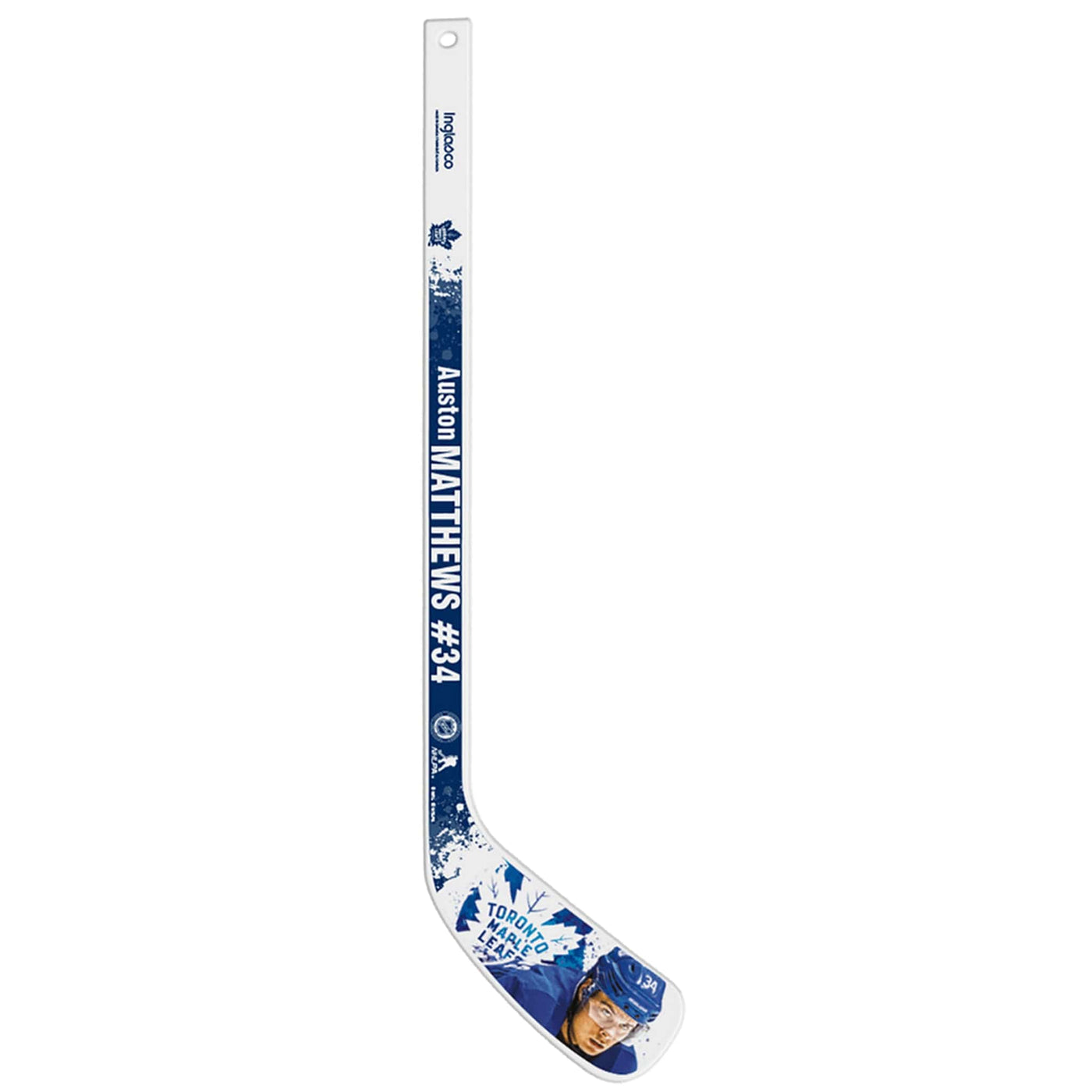 Inglasco NHL Player Mini Hockey Stick - White - TheHockeyShop.com