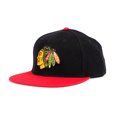 Chicago Blackhawks Alternate Logo - American Needle NHL Vintage Wool Replica Two Tone Snapback Hat - The Hockey Shop Source For Sports