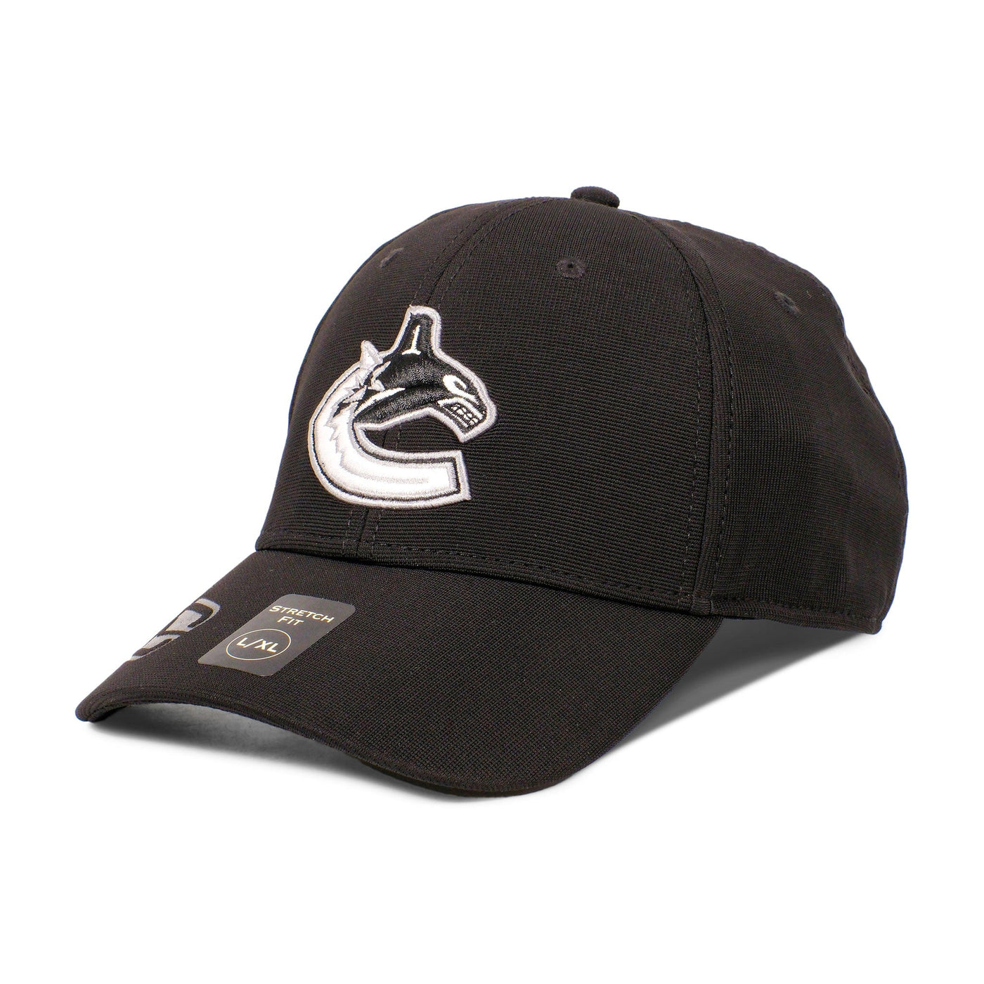 Vancouver Canucks - American Needle NHL E-Boss Platinum Stretch Hat - The Hockey Shop Source For Sports