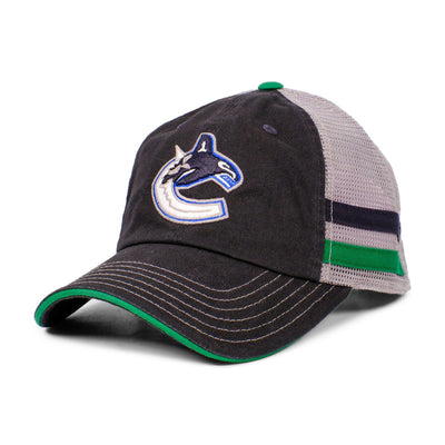 Vancouver Canucks - American Needle NHL Foundry Grey Adjustable Hat - The Hockey Shop Source For Sports