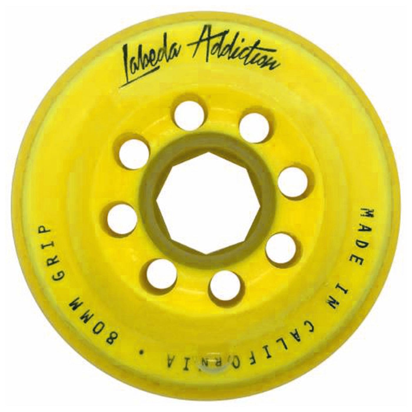 Labeda Addiction Roller Hockey Wheels - Yellow (76A) - TheHockeyShop.com