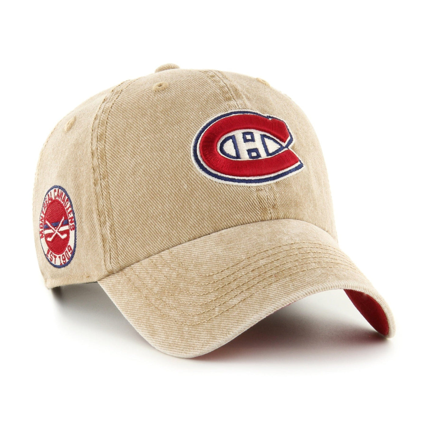 47 Brand NHL Earldor Clean Up  Adjustable Hat - Montreal Canadiens - TheHockeyShop.com