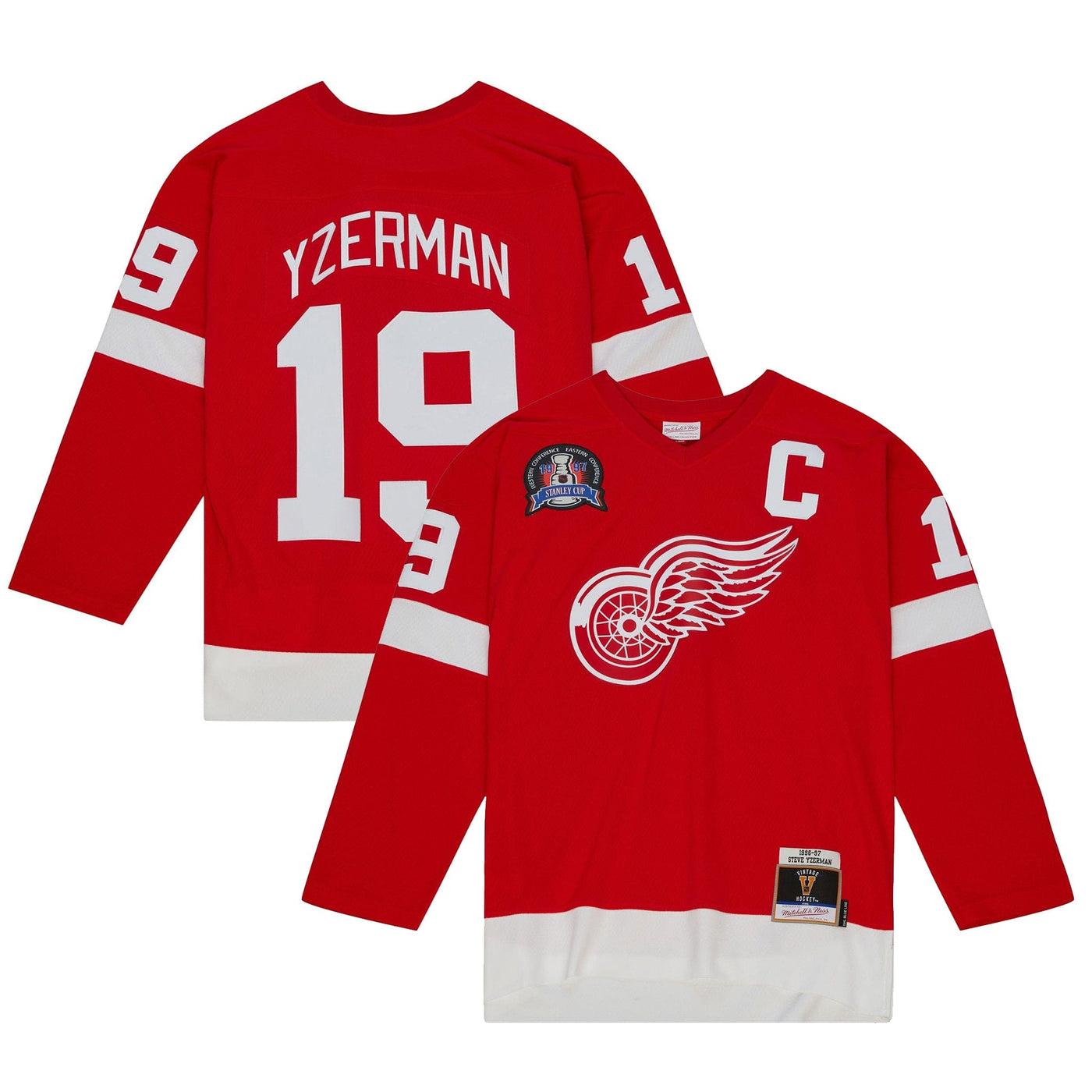 Mitchell & Ness Vintage Senior Jersey - Detroit Red Wings Steve Yzerman - TheHockeyShop.com