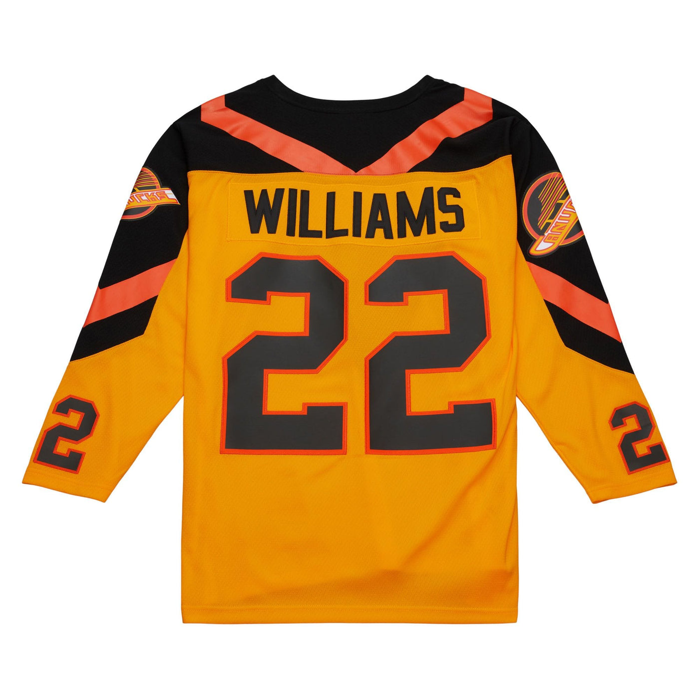 Mitchell & Ness Blue Line Vintage Senior Jersey - Vancouver Canucks Tiger Williams - TheHockeyShop.com