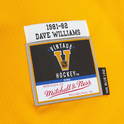 Mitchell & Ness Blue Line Vintage Senior Jersey - Vancouver Canucks Tiger Williams - TheHockeyShop.com