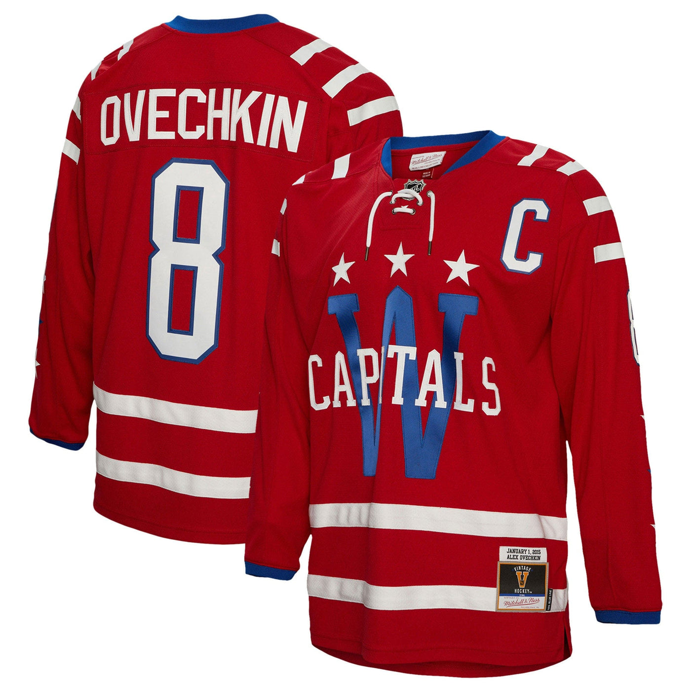 Mitchell & Ness Vintage Senior Jersey - Washington Capitals Alex Ovechkin - TheHockeyShop.com