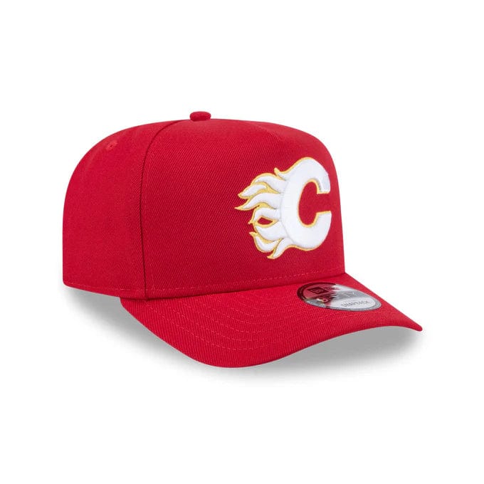 NewEra NHL 9Fifty Team A-Frame Snapback Hat - Calgary Flames - TheHockeyShop.com