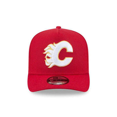 NewEra NHL 9Fifty Team A-Frame Snapback Hat - Calgary Flames - TheHockeyShop.com