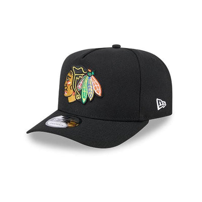 NewEra NHL 9Fifty Team A-Frame Snapback Hat - Chicago Blackhawks - TheHockeyShop.com