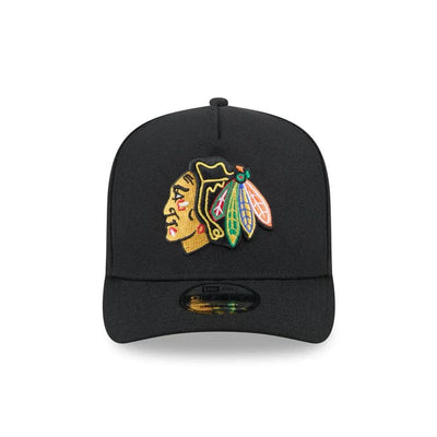 NewEra NHL 9Fifty Team A-Frame Snapback Hat - Chicago Blackhawks - TheHockeyShop.com