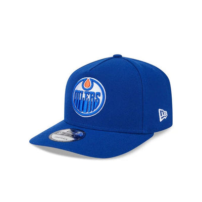 NewEra NHL 9Fifty Team A-Frame Snapback Hat - Edmonton Oilers - TheHockeyShop.com