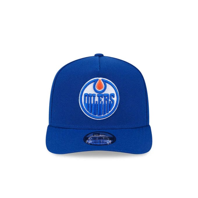 NewEra NHL 9Fifty Team A-Frame Snapback Hat - Edmonton Oilers - TheHockeyShop.com