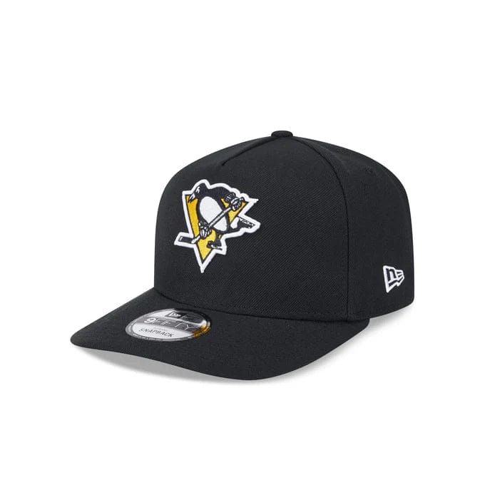 NewEra NHL 9Fifty Team A-Frame Snapback Hat - Pittsburgh Penguins - TheHockeyShop.com