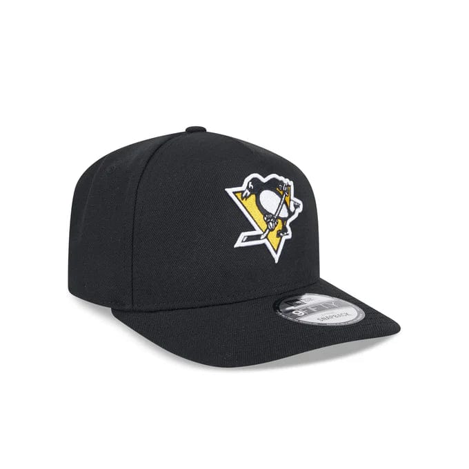 NewEra NHL 9Fifty Team A-Frame Snapback Hat - Pittsburgh Penguins - TheHockeyShop.com