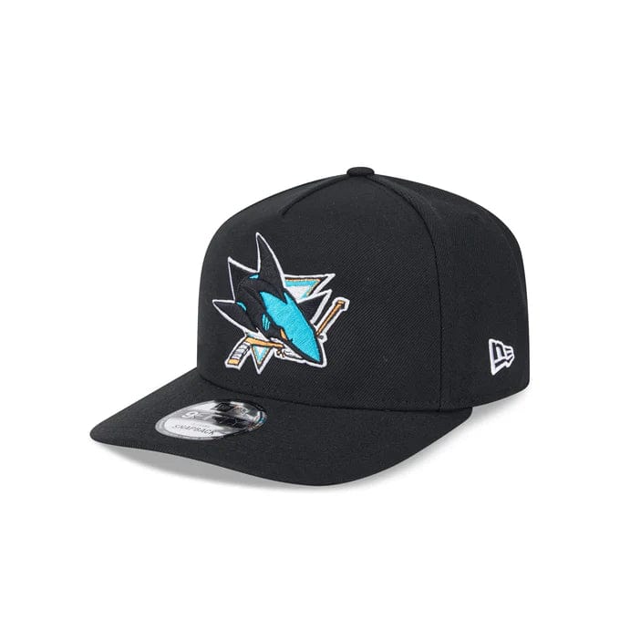 NewEra NHL 9Fifty Team A-Frame Snapback Hat - San Jose Sharks - TheHockeyShop.com