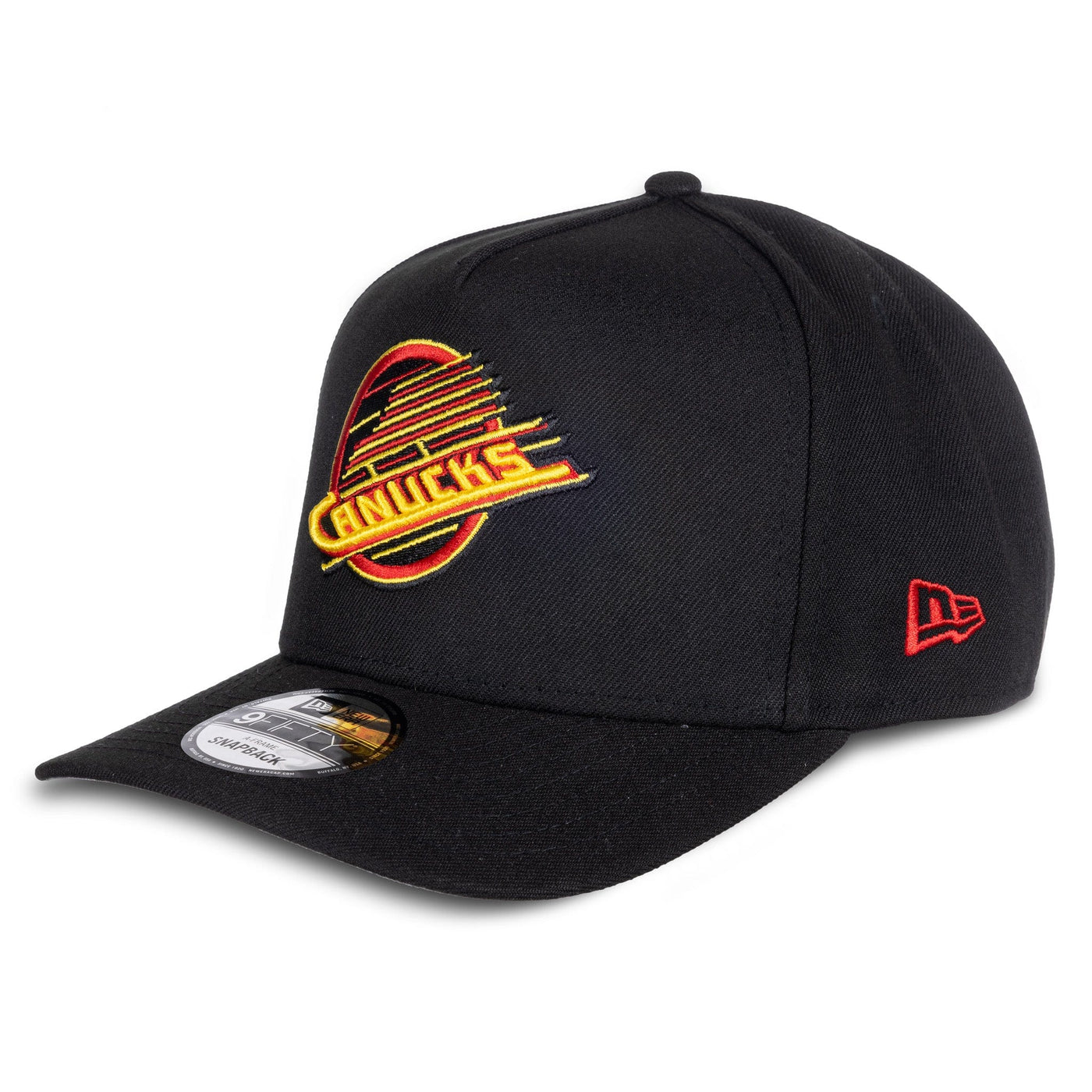 NewEra NHL 9Fifty Team A-Frame Snapback Hat - Vancouver Canucks Skate - TheHockeyShop.com