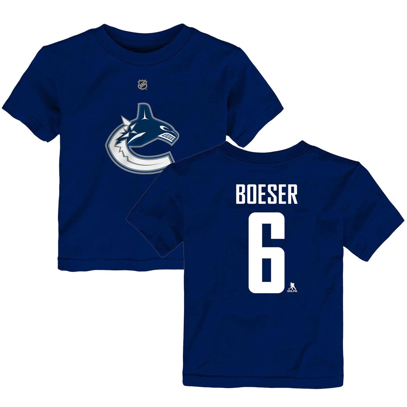 Outer Stuff N&N Primary Logo Youth Shortsleeve Shirt - Vancouver Canucks Brock Boeser - TheHockeyShop.com