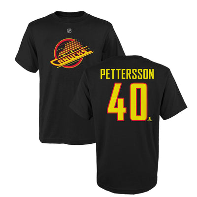 Outer Stuff N&N Third Logo Youth Shortsleeve Shirt - Vancouver Canucks Elias Pettersson - TheHockeyShop.com