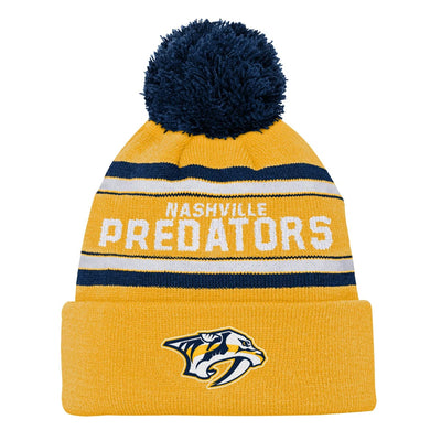 Outer Stuff NHL Jacquard Wordark Youth Toque - Nashville Predators - TheHockeyShop.com