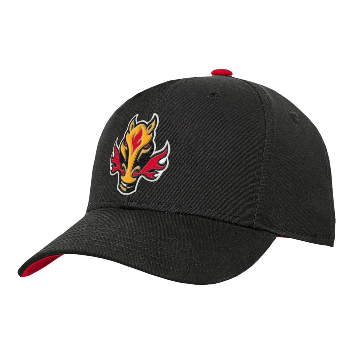 Outer Stuff NHL 3rd Logo Precurve Youth Snapback Hat - Calgary Flames - TheHockeyShop.com