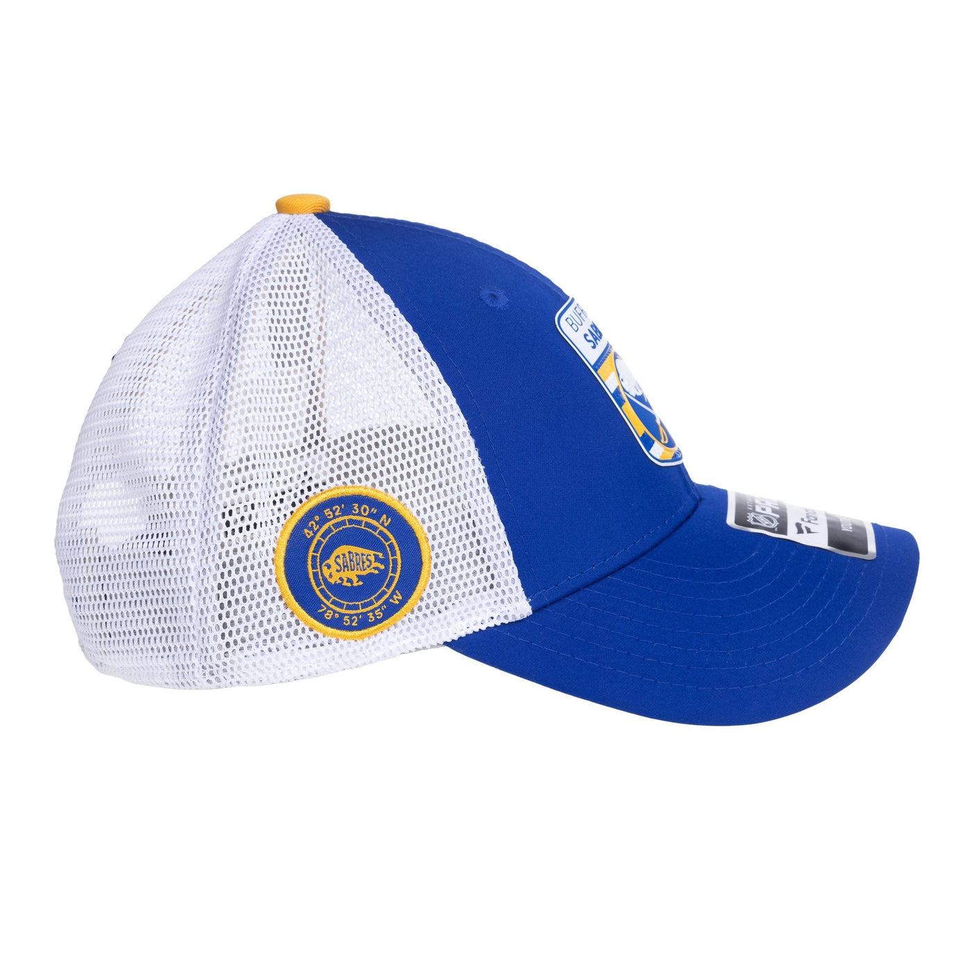 Outer Stuff NHL Draft Structured Trucker Youth Hat - Buffalo Sabres - TheHockeyShop.com