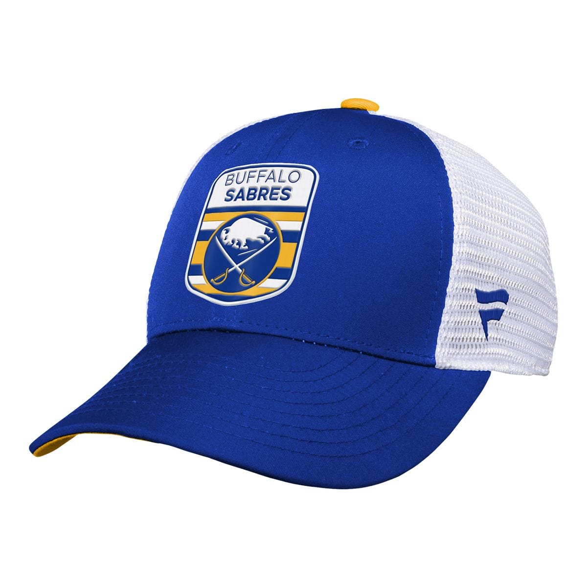 Outer Stuff NHL Draft Structured Trucker Youth Hat - Buffalo Sabres - TheHockeyShop.com