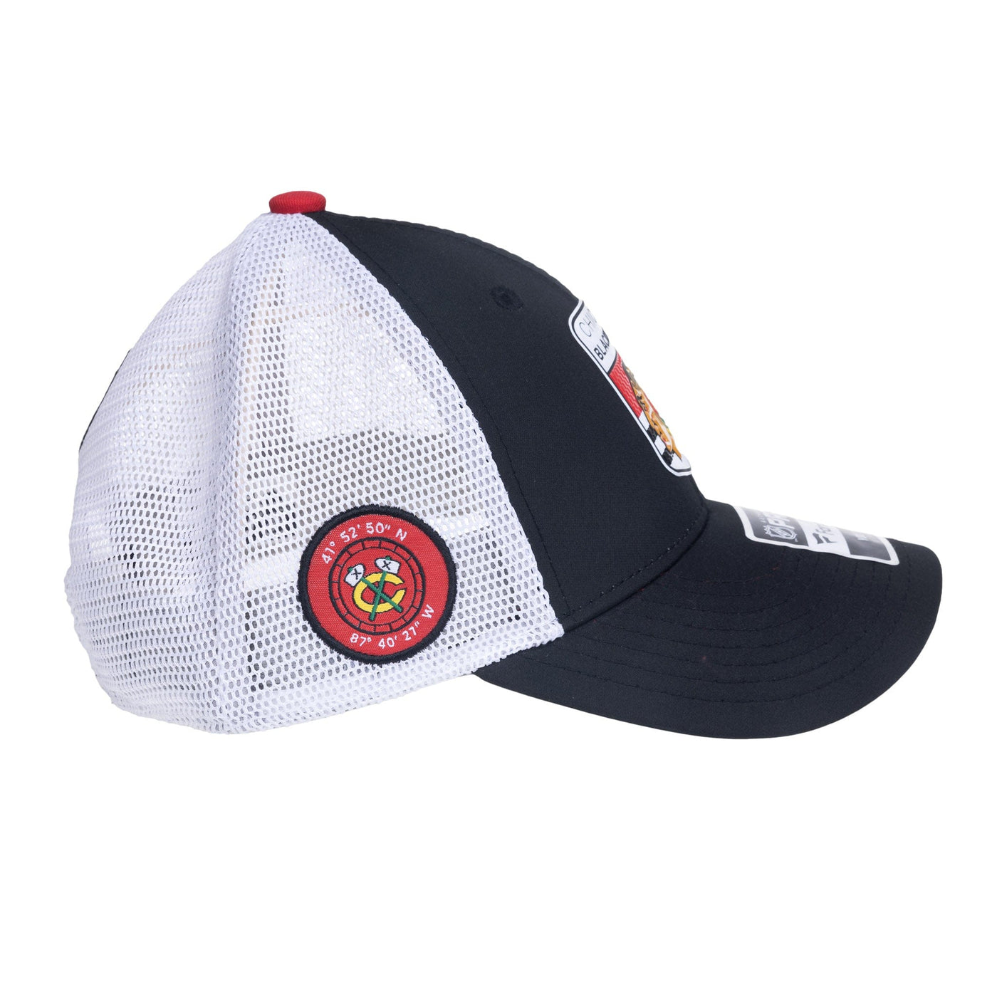 Outer Stuff NHL Draft Structured Trucker Youth Hat - Chicago Blackhawks - TheHockeyShop.com