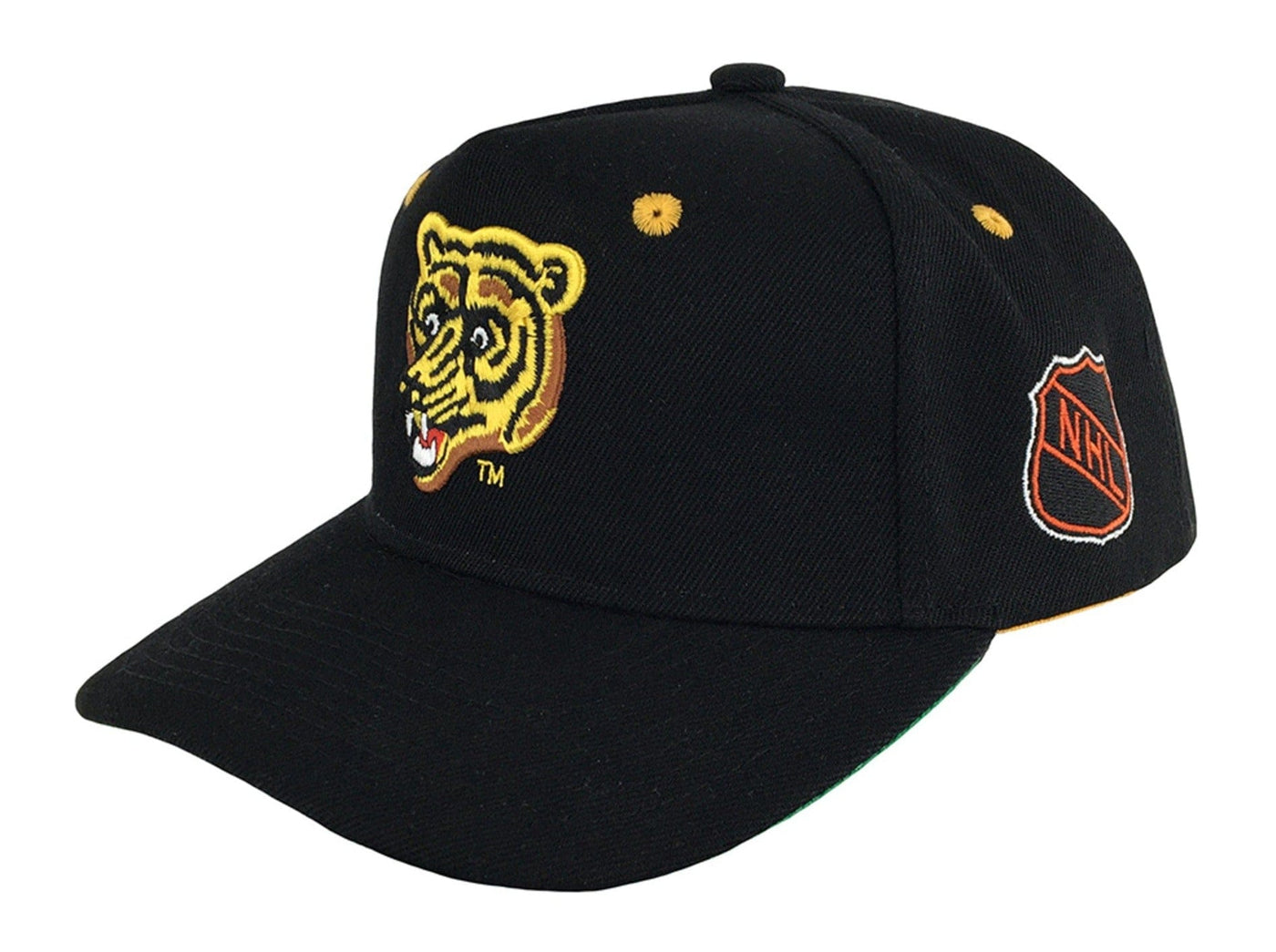 Outer Stuff NHL Precurve Youth Snapback Hat - Boston Bruins Third - TheHockeyShop.com